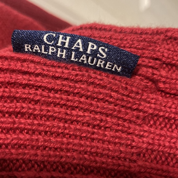 Men’s Chaps x Ralph Lauren cable knit crewneck sweater - Picture 4 of 4